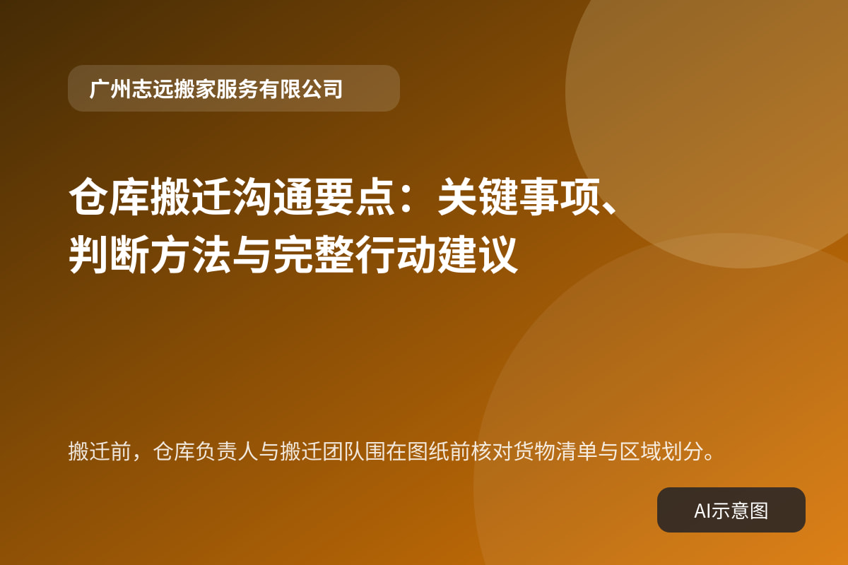 搬迁前,仓库负责人与搬迁团队围在图纸前核对货物清单与区域划分。