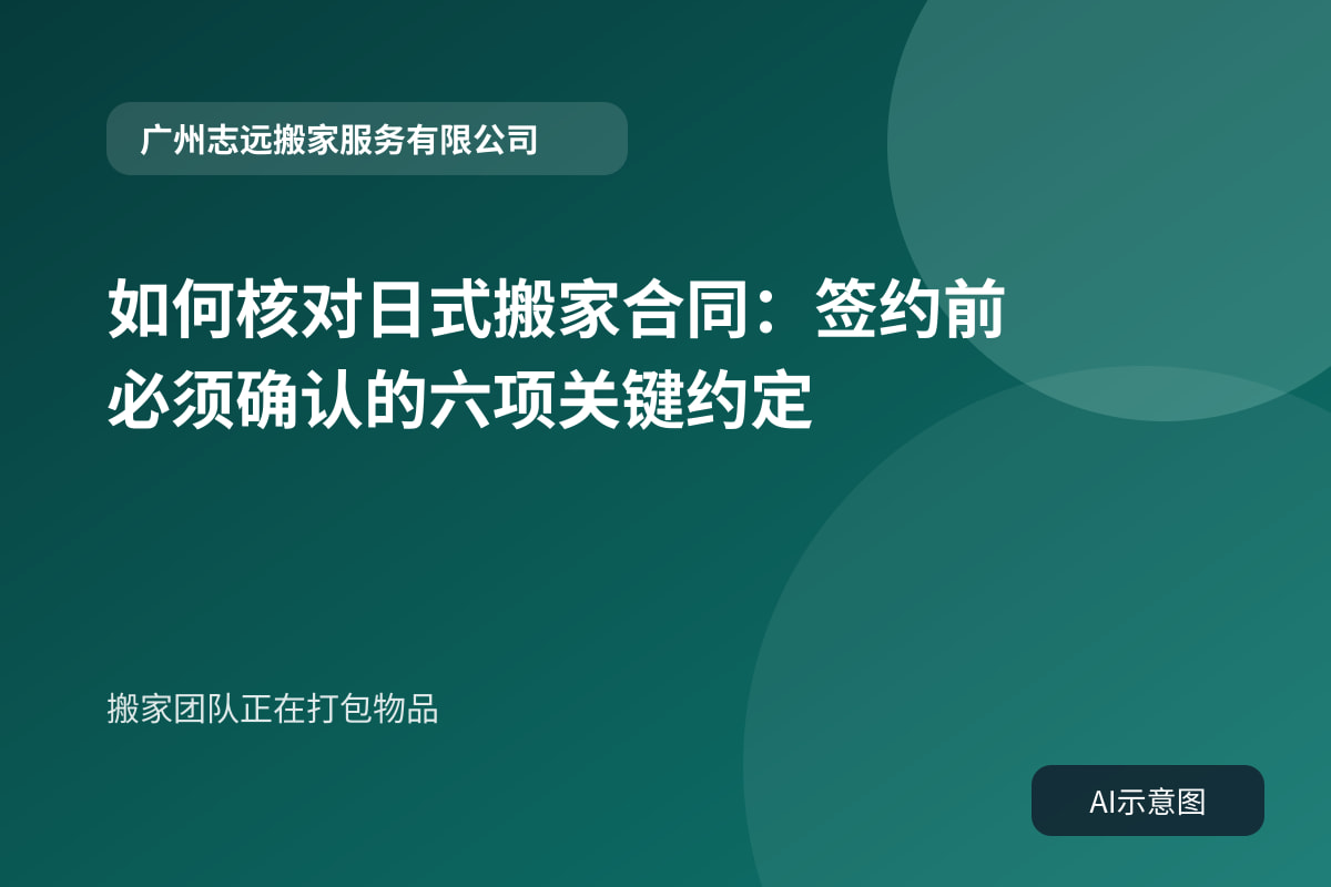 搬家团队正在打包物品