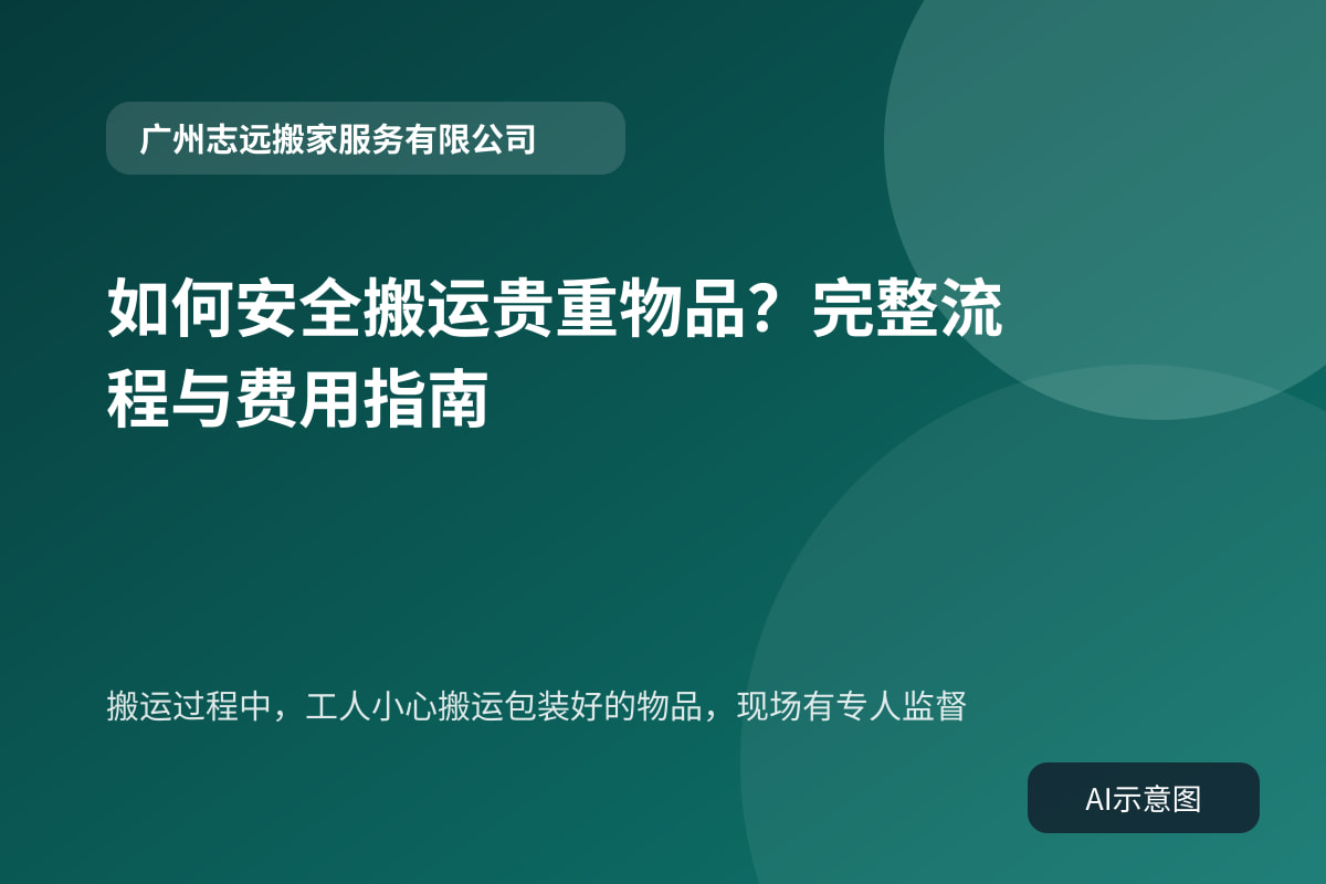 搬运过程中,工人小心搬运包装好的物品,现场有专人监督