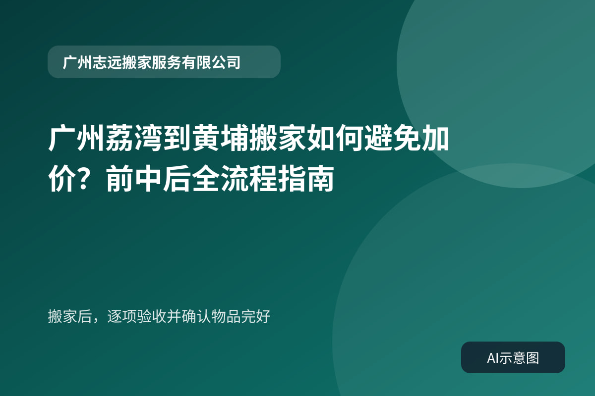 搬家后,逐项验收并确认物品完好