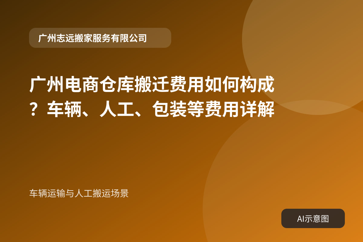 车辆运输与人工搬运场景