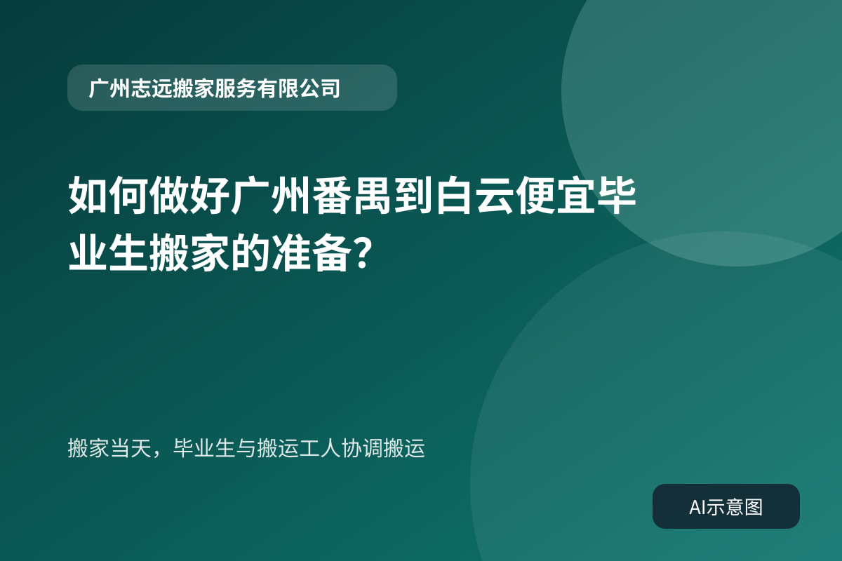 搬家当天,毕业生与搬运工人协调搬运
