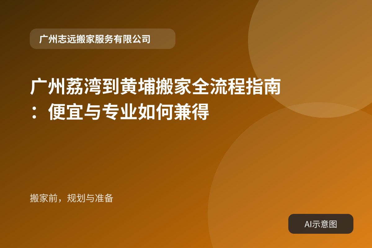 搬家前，规划与准备