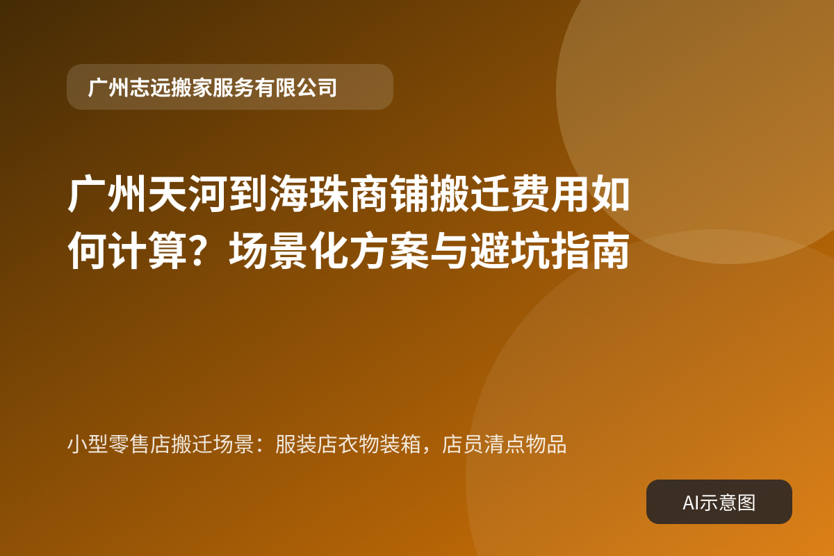 小型零售店搬迁场景:服装店衣物装箱,店员清点物品