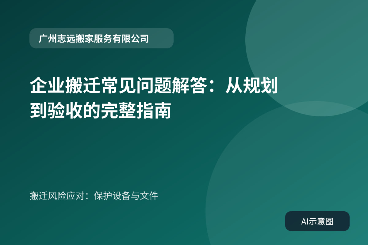 搬迁风险应对:保护设备与文件