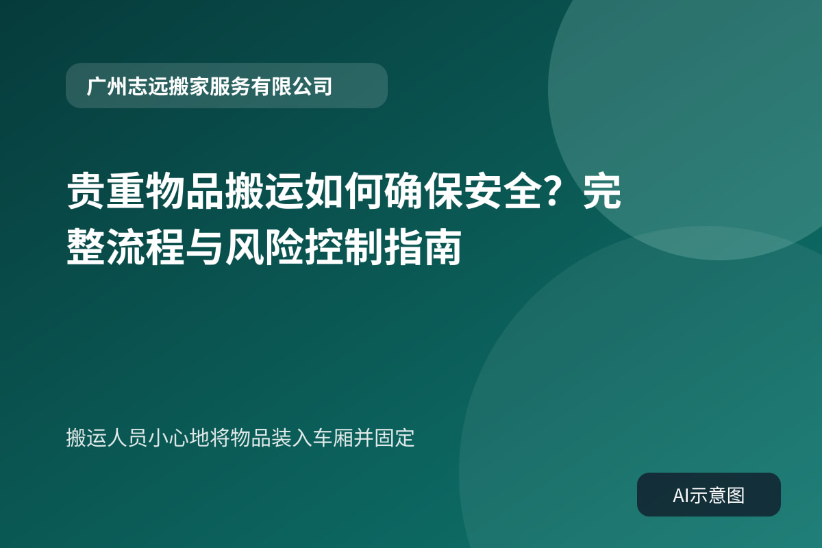 搬运人员小心地将物品装入车厢并固定