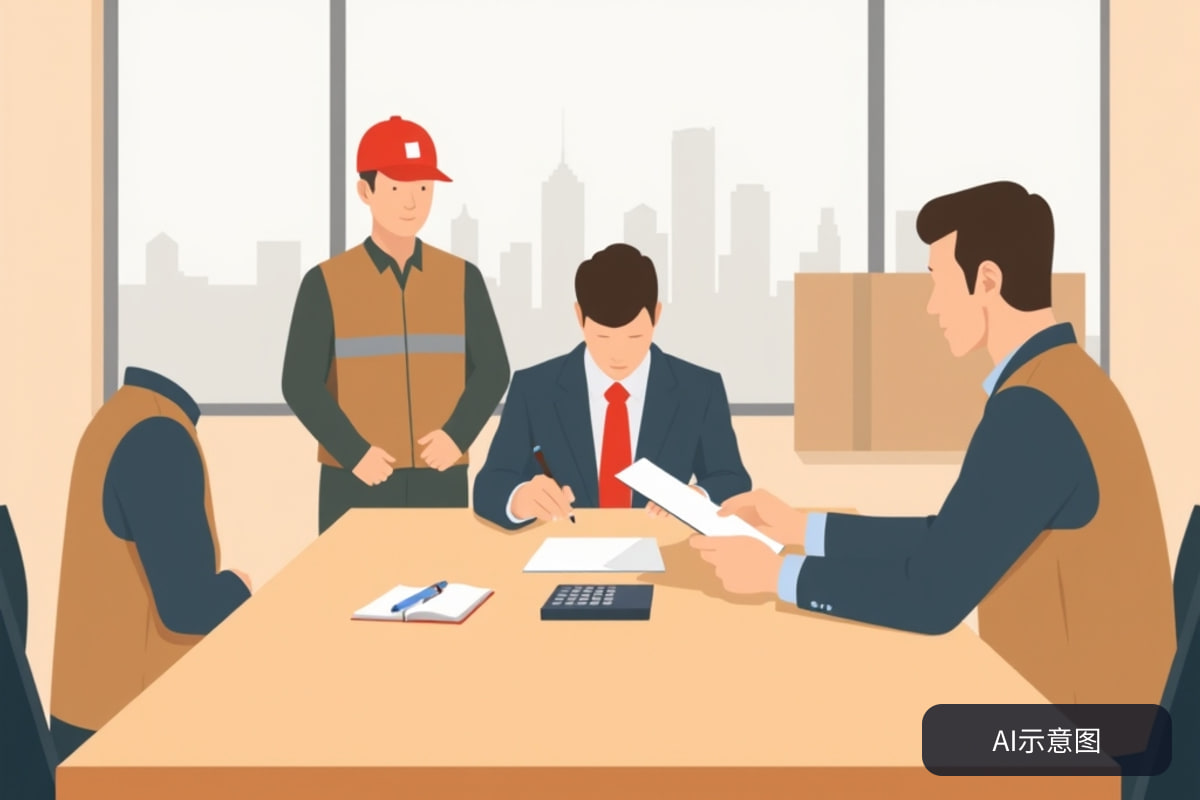 企业负责人与搬家公司沟通协商,明确责任与赔偿方案。