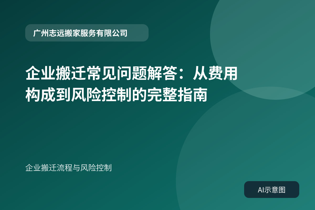 企业搬迁流程与风险控制