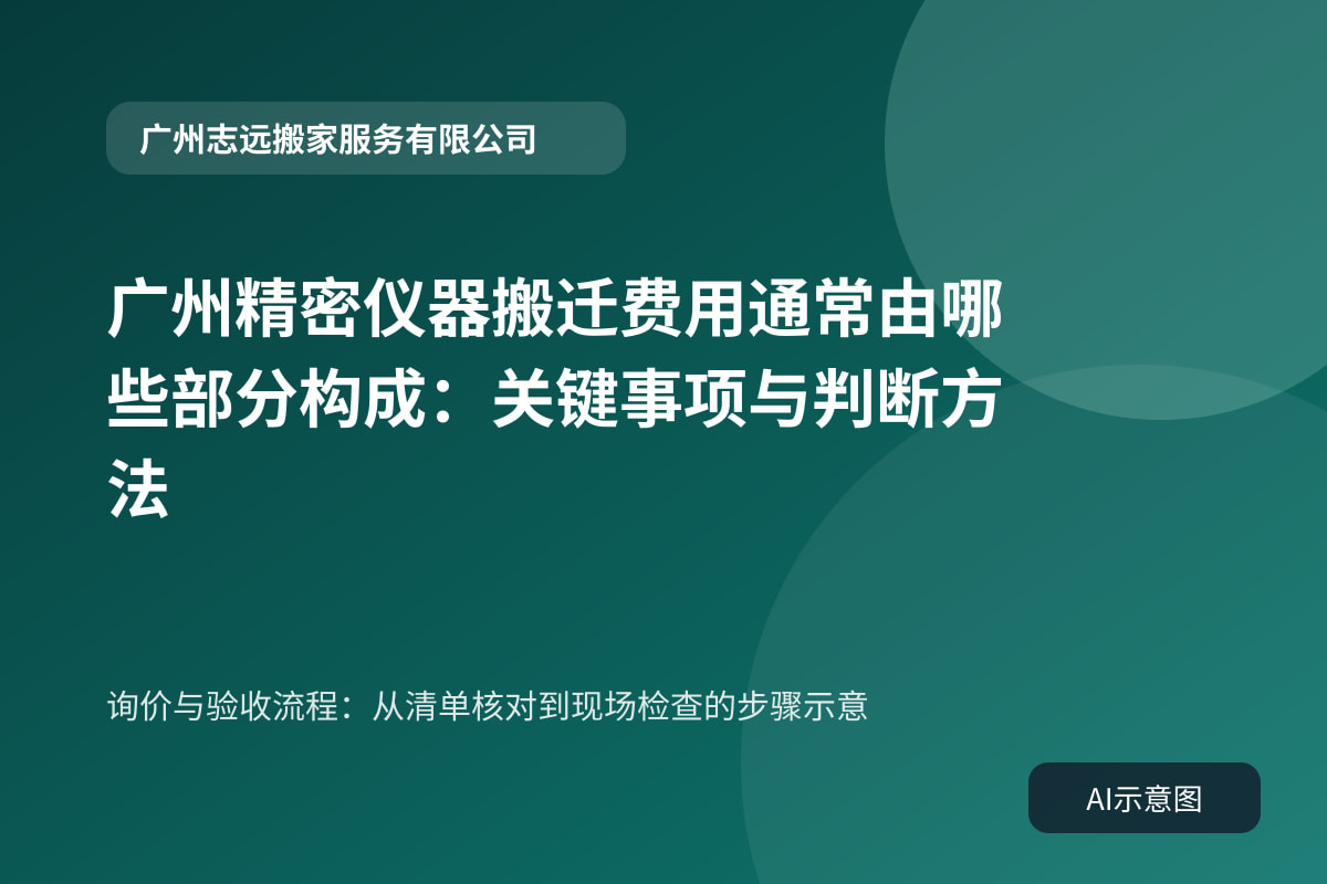 询价与验收流程：从清单核对到现场检查的步骤示意