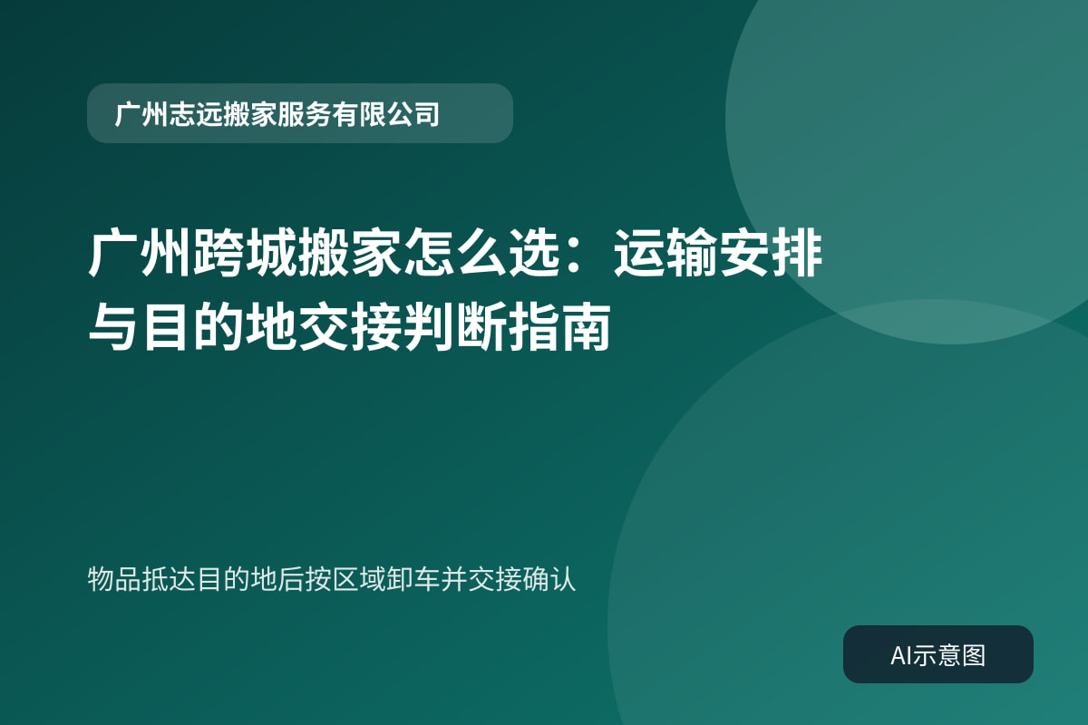 物品抵达目的地后按区域卸车并交接确认